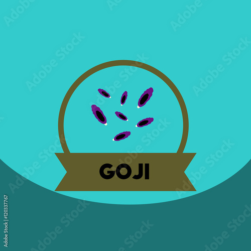 flat vector icon design collection Kitchenware seasoning goji