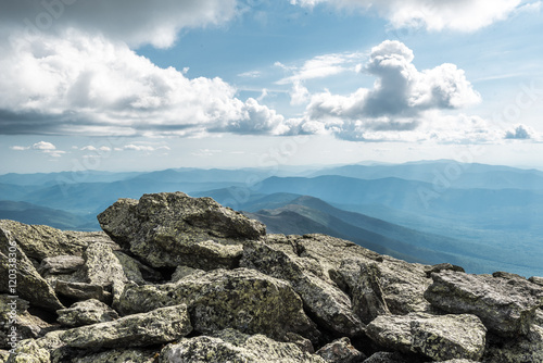 Canvas Print View from Mount Washington in New Hampshire