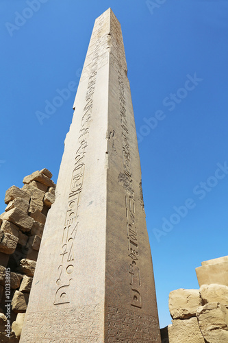 Obelisk of Tuthmosis Karnak Temple Egypt