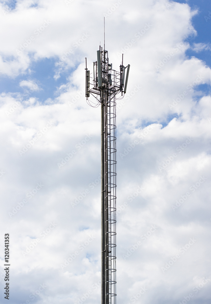Radio Tower on a sky background Radio Tower on a sky background