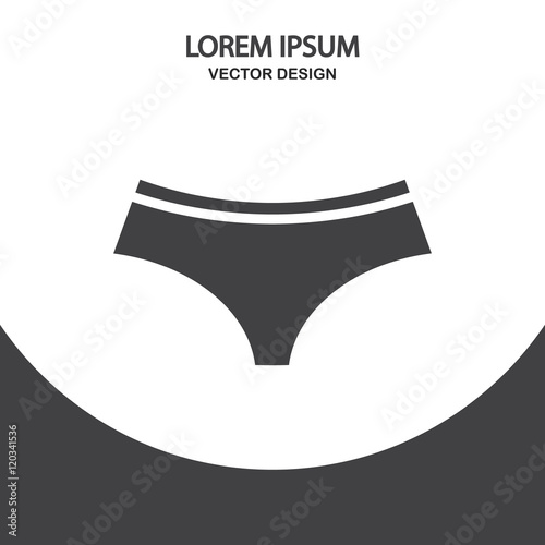 Female panties icon