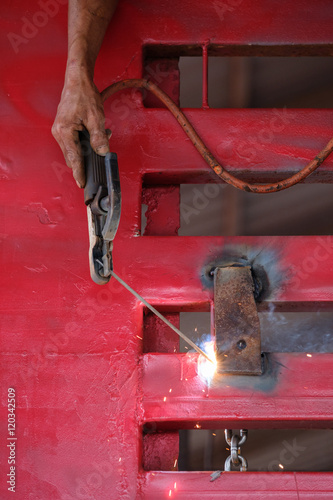 Welding steel