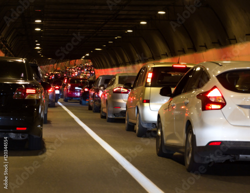 Traffic jam tunnel © igordabari