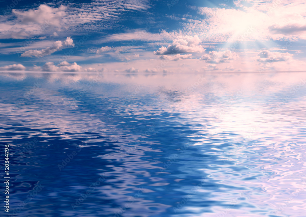 Fototapeta premium Sky sea abstract background