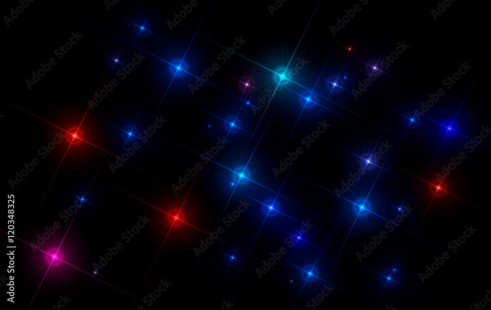 Obraz premium Space stars background