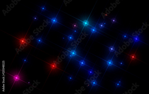 Space stars background