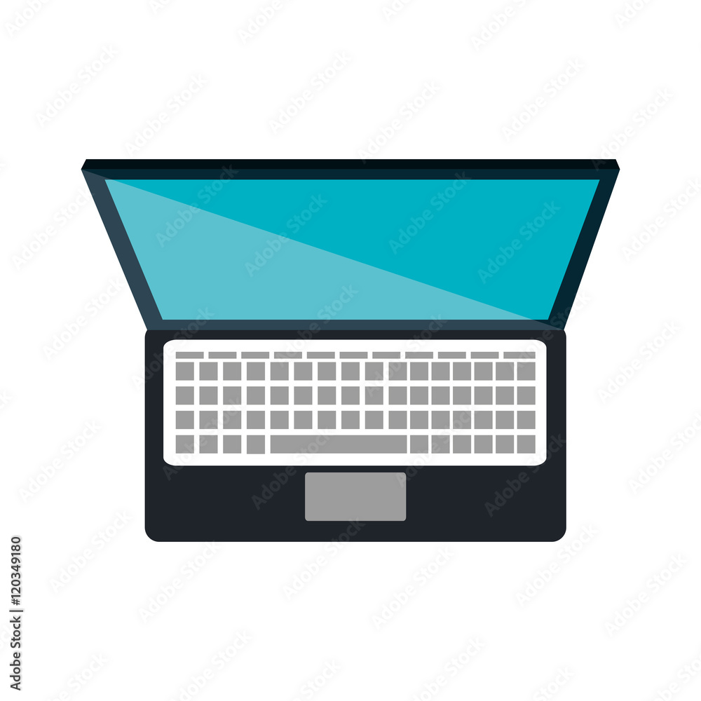 laptop computer notebook. techonology and electronic device. vector illustration laptop computer notebook. techonology and electronic device. vector illustration