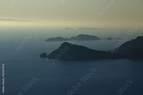 sundown/sunrise in the Mediterranean sea (corfu island, greece) © jWolek