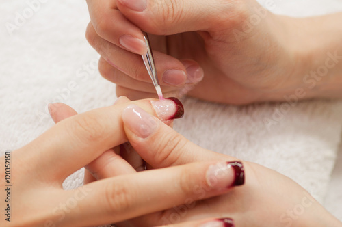 Manicure treatment, nail polish