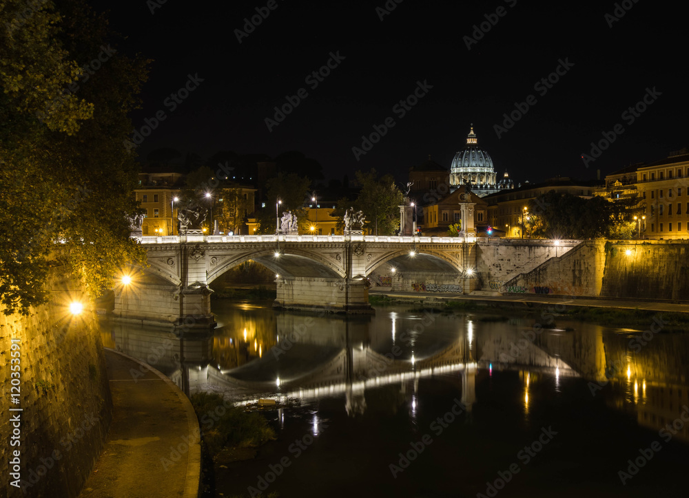 Vatican and Tevere View, Rome, Italy