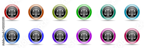 Wallpaper Mural Justice vector icons Torontodigital.ca