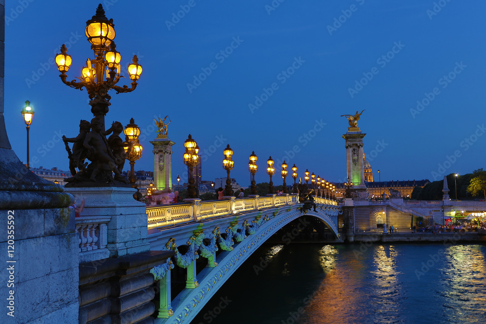 Fototapeta premium Alexander III Bridge