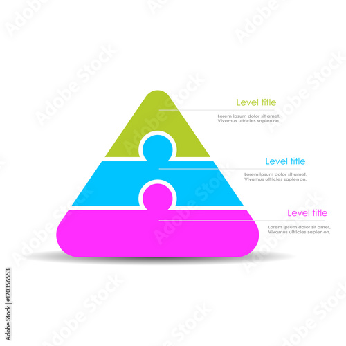 Pyramid diagram template