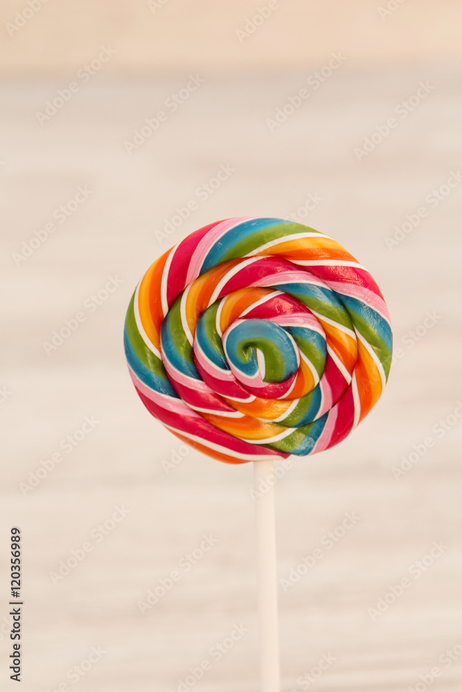 Nice round lollipop with many colors Nice round lollipop with many colors