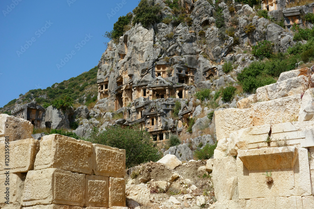 The World heritage site Myra, Lycia, Turkey