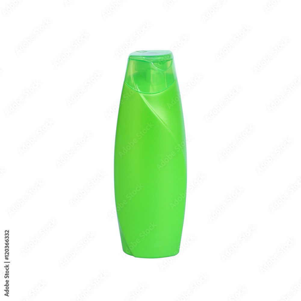 plastic shampoo bottle, isolated on white background plastic shampoo bottle, isolated on white background