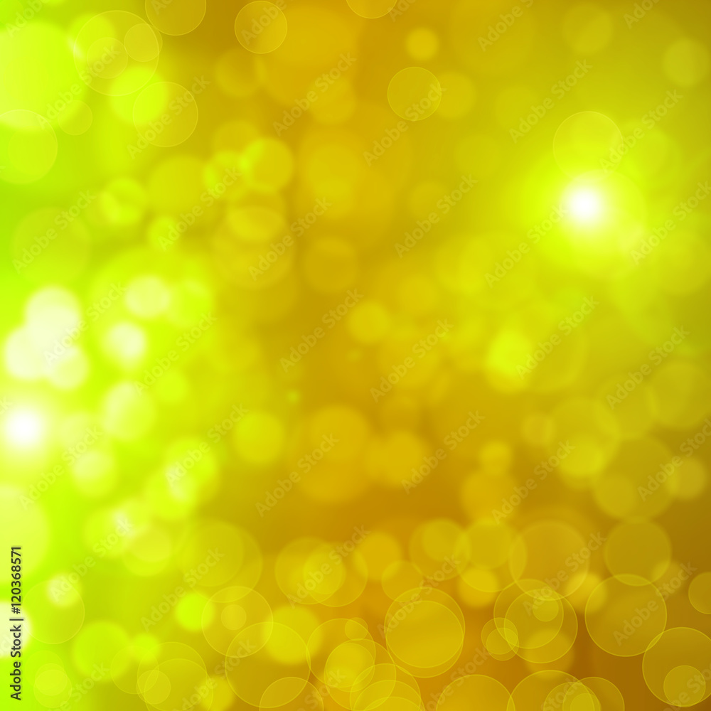 Obraz premium Festive abstract gold background with bokeh .