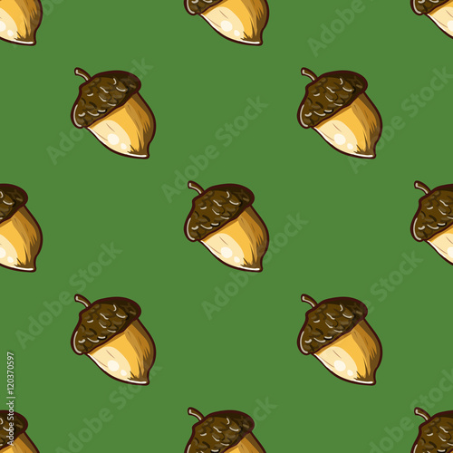 seamless pattern with hazelnuts-2