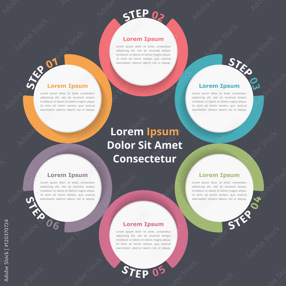 Circle Diagram Six Elements Circle Diagram Six Elements