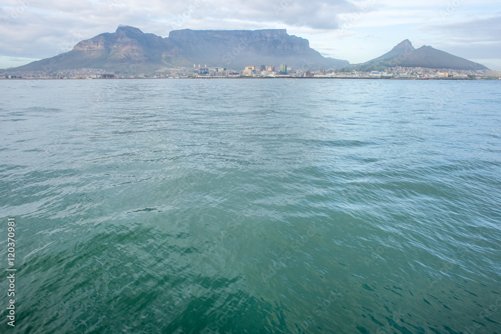 Table Mountain from the Ocean