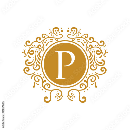 initial vintage logo