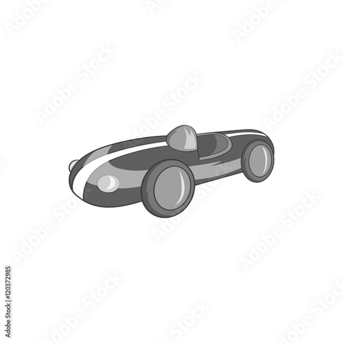 Childrens machine icon in black monochrome style isolated on white background. Games and toys symbol vector illustration © ylivdesign