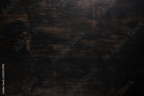 Black wooden background, copy space photo