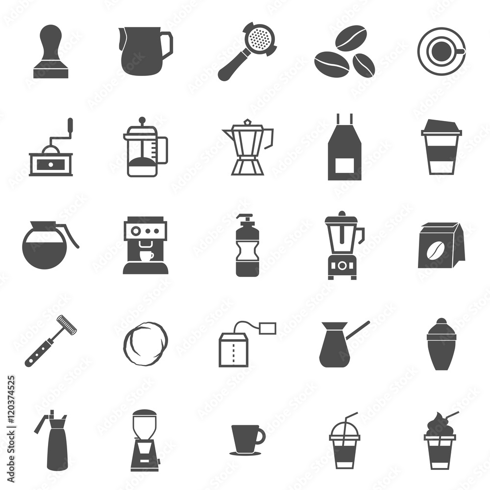 Barista icon on white background Barista icon on white background