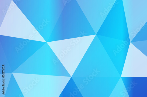 multicolor blue polygonal geometric banner with triangular low poly origami style background. business style