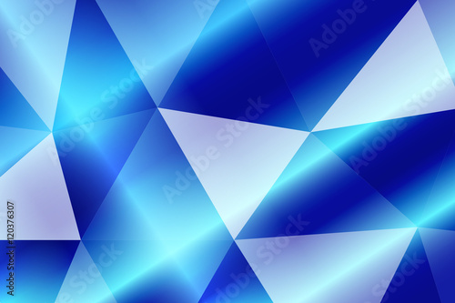 multicolor blue polygonal geometric banner with triangular low poly origami style background. business style