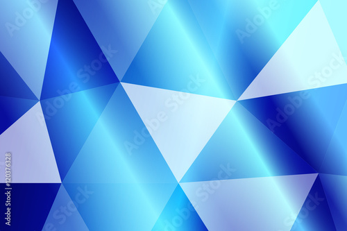 multicolor blue polygonal geometric banner with triangular low poly origami style background. business style