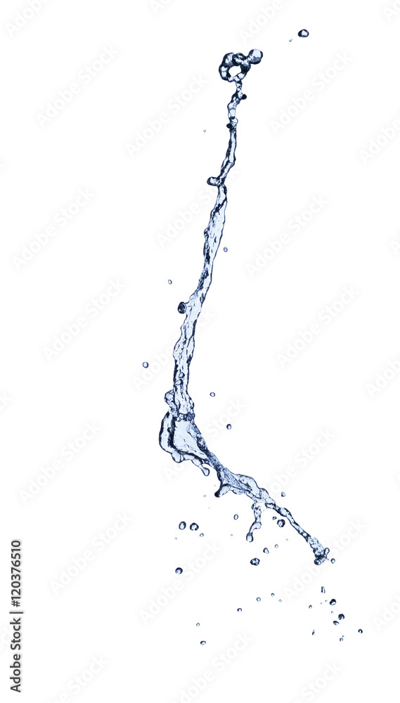 water splash isolated on white background water splash isolated on white background