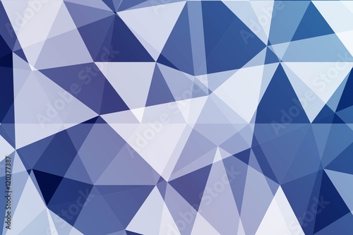 multicolor blue polygonal geometric banner with triangular low poly origami style background. business style