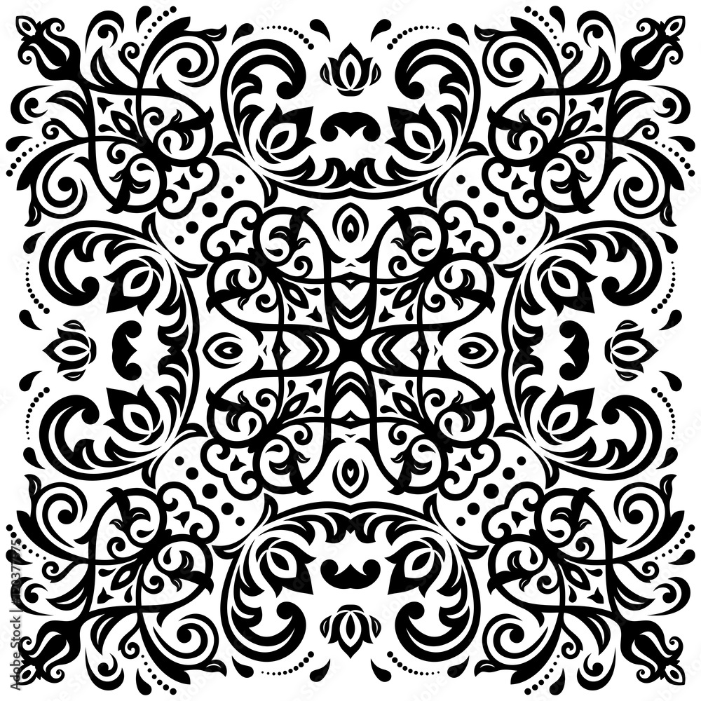 Oriental Abstract Vector Pattern Oriental Abstract Vector Pattern
