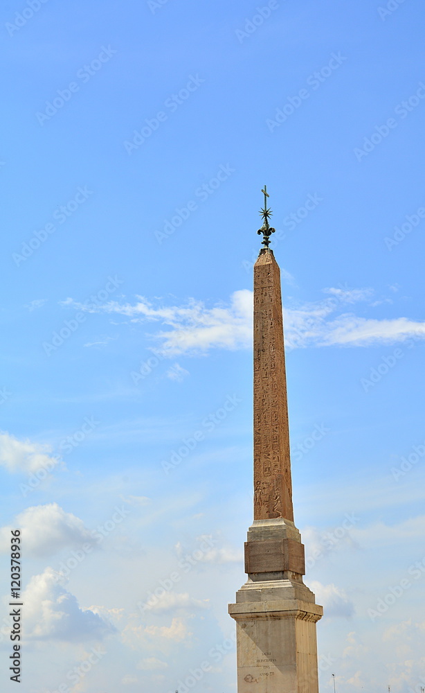 The old obelisk by 
