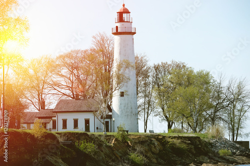 Pointe aux Barques Lighthouse, built in 1848 photo