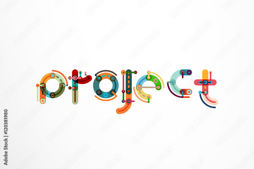 Project word letter banner Project word letter banner