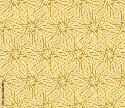 Abstract Vector seamless pattern with abstract floral and leave style.