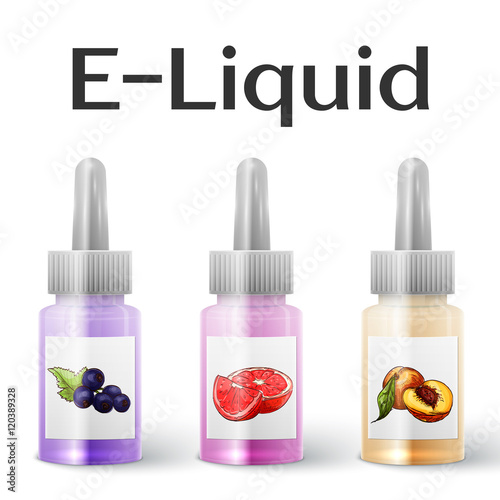 Vector E-Liquid illustration