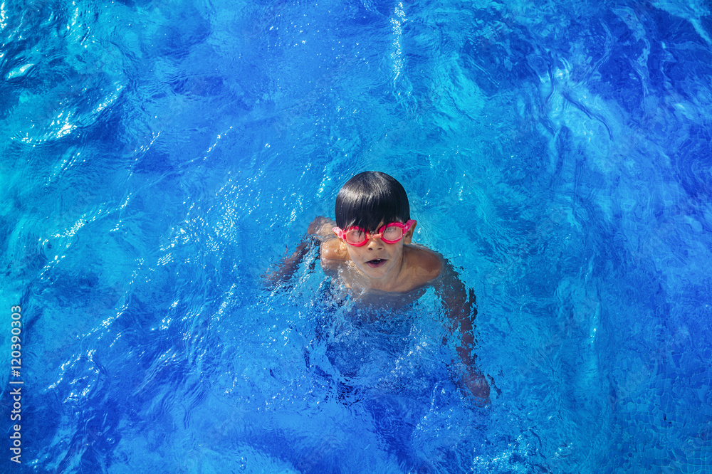 Child in the pool