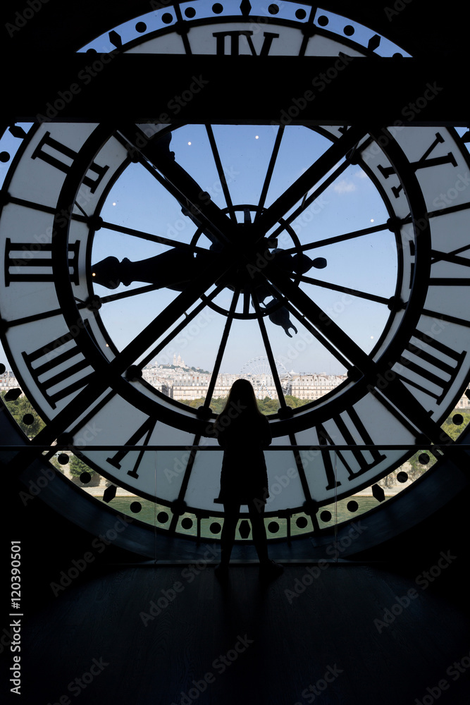 Fototapeta Clock at the Musee D'Orsay