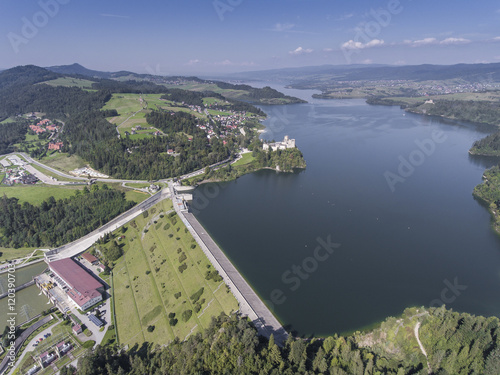 Panorama from Pieniny to Czorsztyn Lake and Tatra Mountains - Po