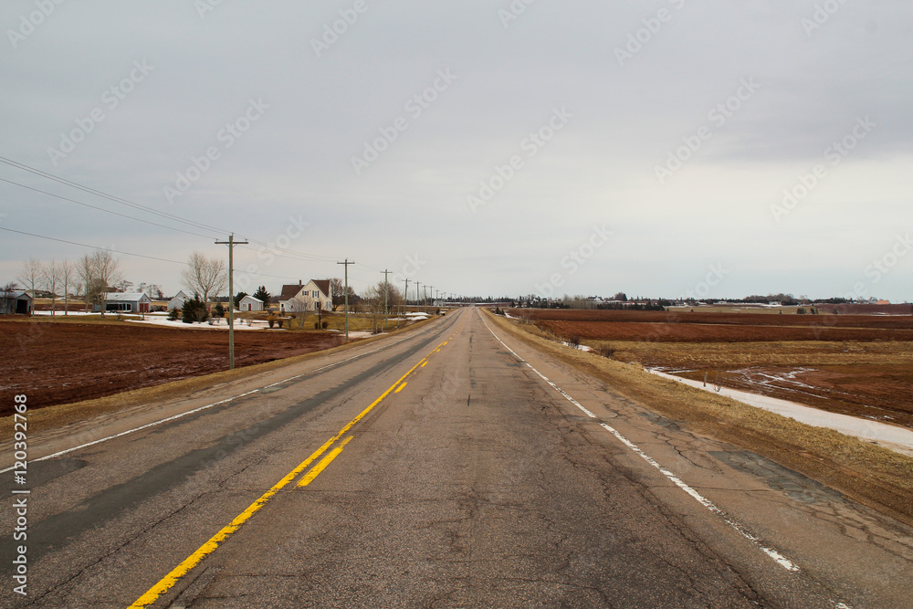 road and horizon