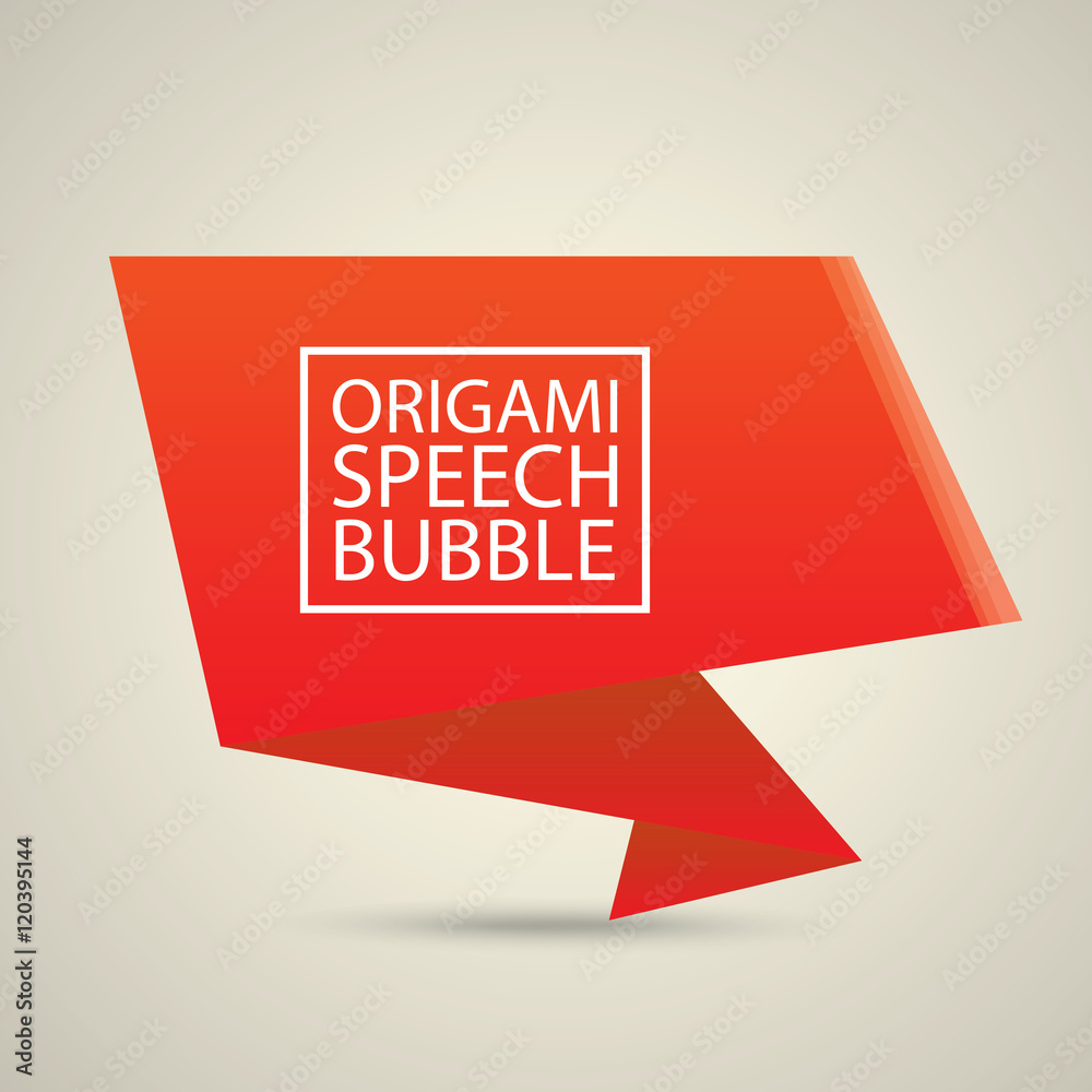 Abstract glossy red speech bubble. Stock-Vektorgrafik | Adobe Stock