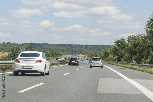 german highway scenery