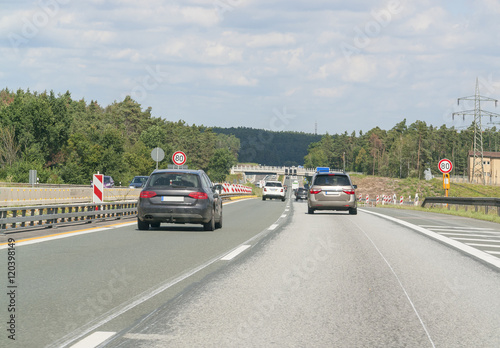 german highway scenery