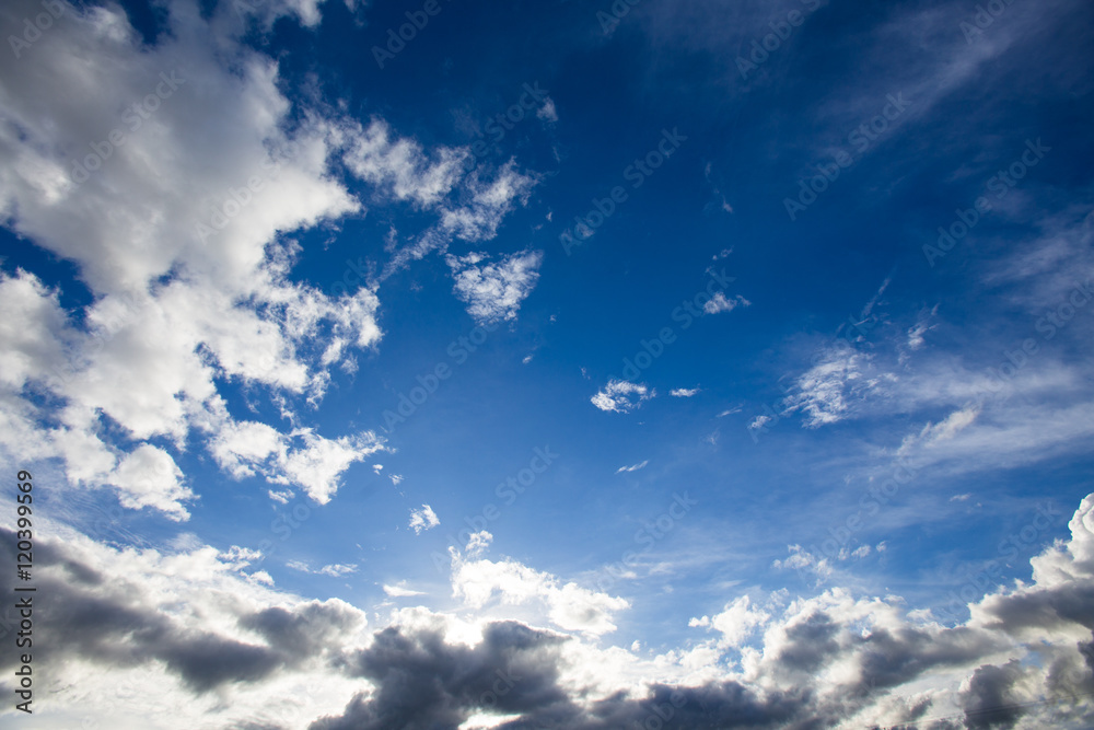 The sky light blue The sky light blue