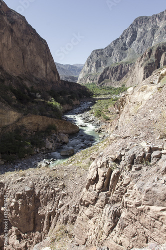 Peru, Cotahuasi canyon. The wolds deepest canyon.