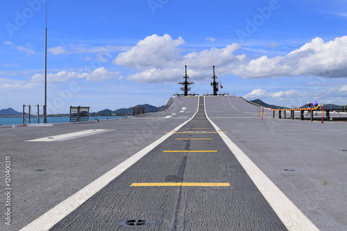 runway on ship