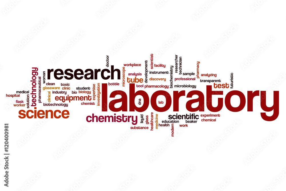 Laboratory word cloud